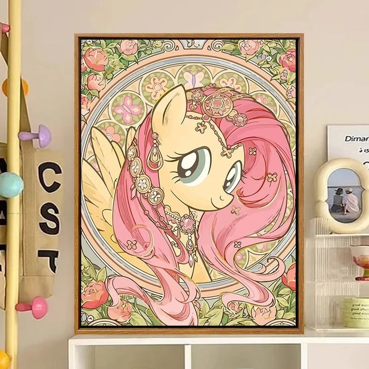 Cartoon-Inspired Fantasy Character Canvas Art Print Bowlift