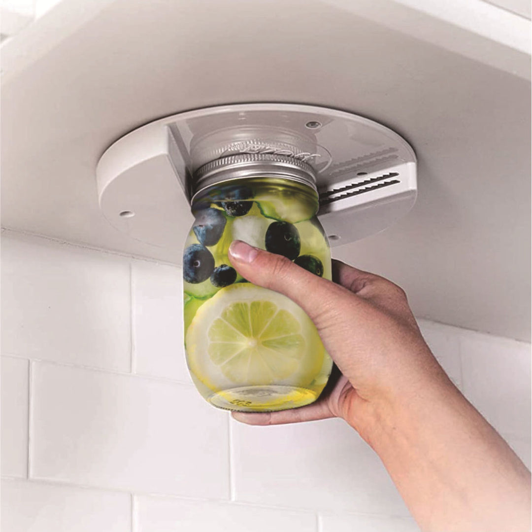 Automatic Under Cabinet Mason Jar And Bottle Lid Opener