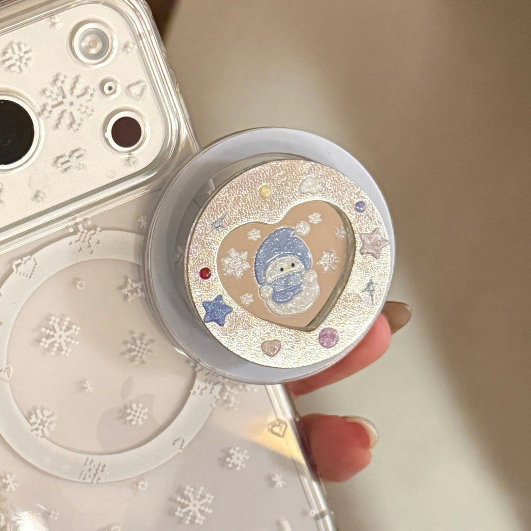 Smartphone Finger Holder with Winter Motif Bowlift