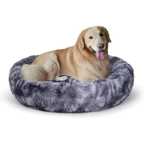 Plush Round Orthopedic Dog Bed