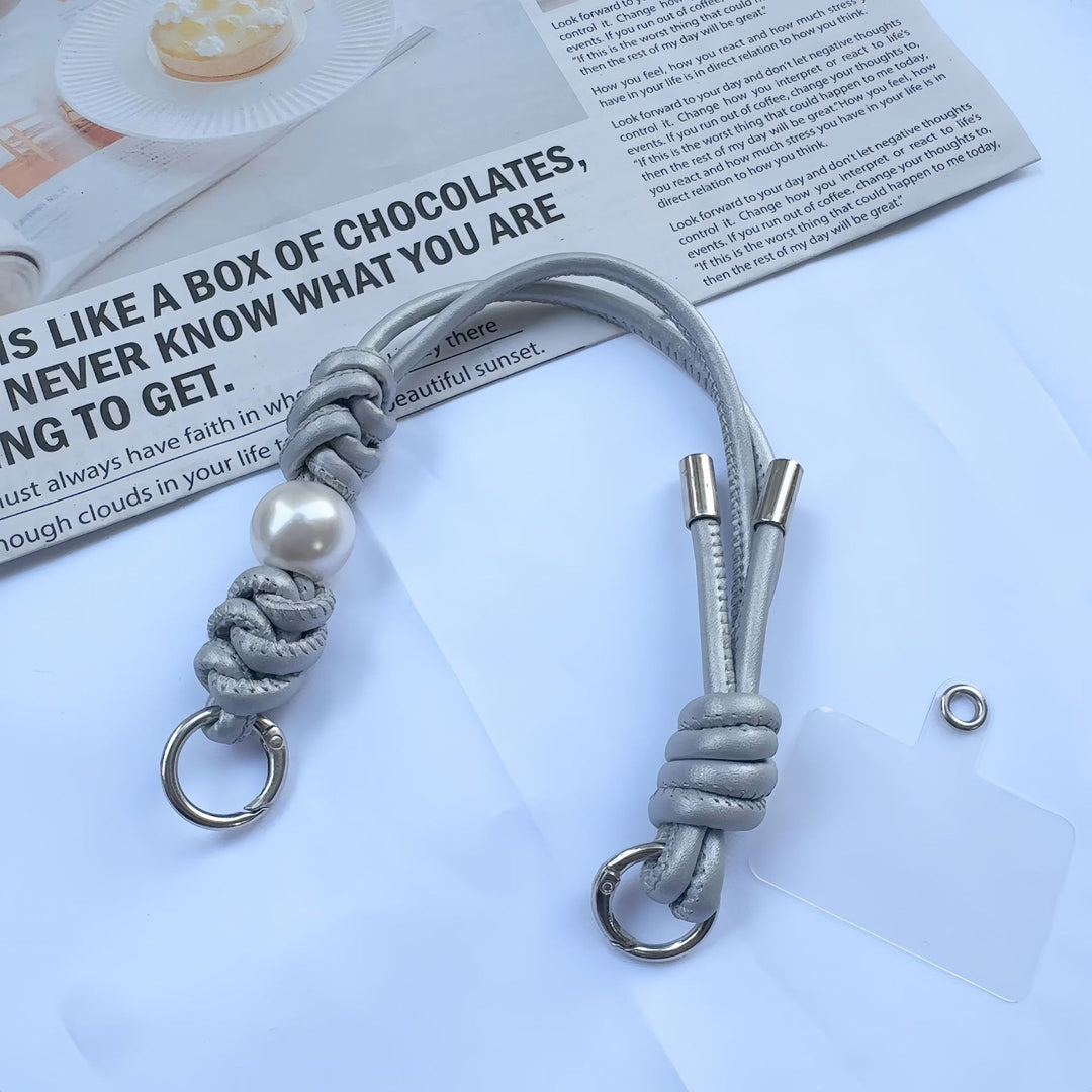 Elegant Braided Keyring Strap Bowlift