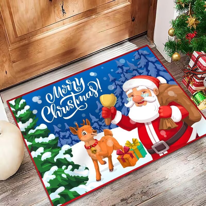 Festive Holiday Door Mat Bowlift