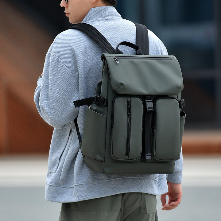 High-Capacity Waterproof Commuter Backpack Bowlift