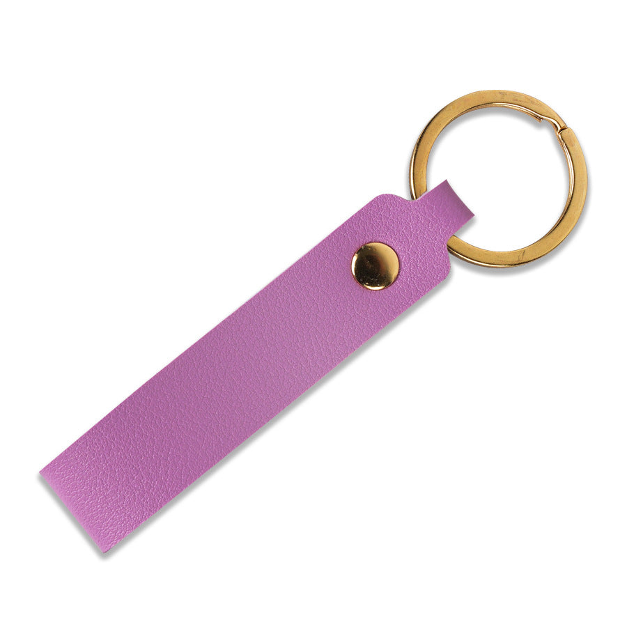 Unisex keychain made of high-quality artificial leather with practical loop Bowlift