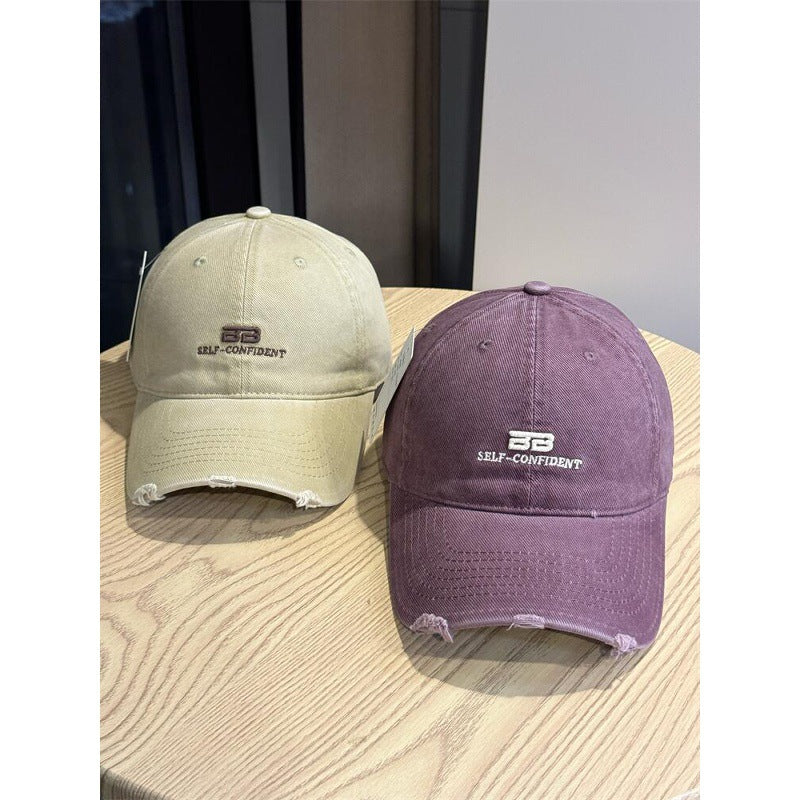 Men's Vintage Distressed Baseball Cap Bowlift