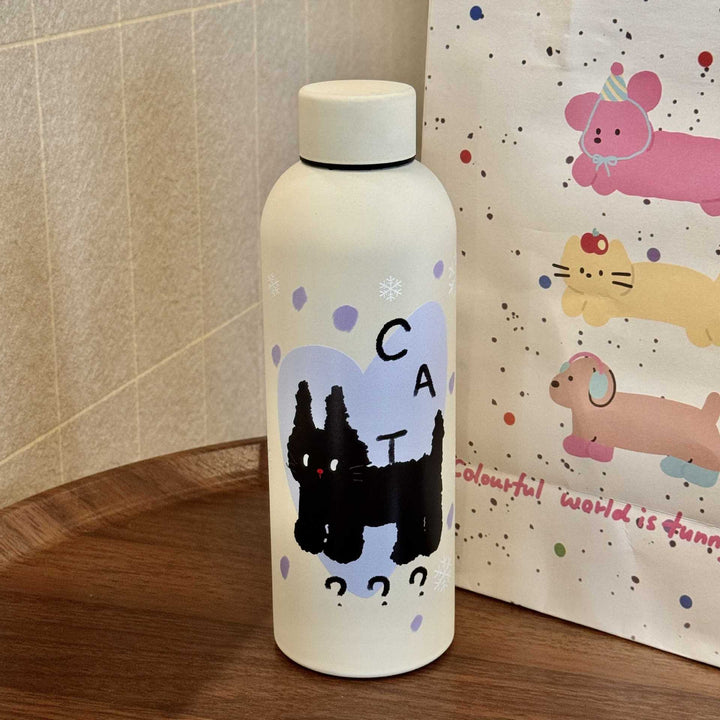 Women's Insulated Drinking Bottle with Original Hello Kitty Design Bowlift