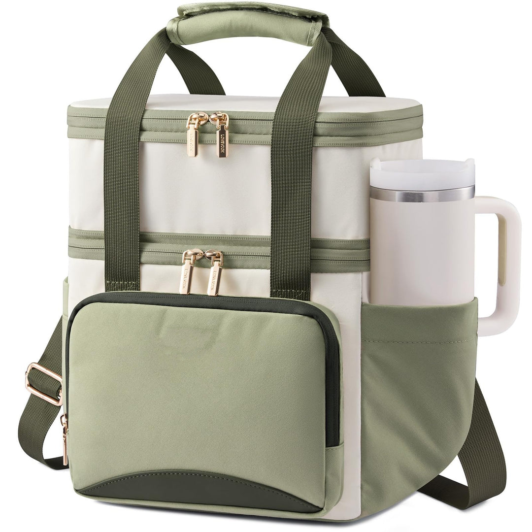 Insulated picnic bag with multiple compartments and elegant details Bowlift