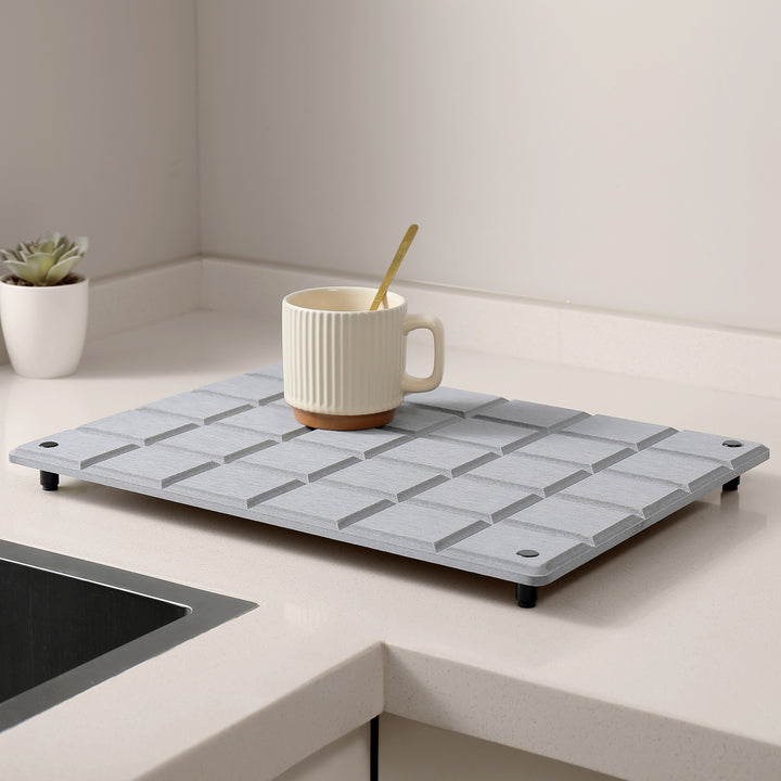 Multi-Textured Kitchen Drying Mat Bowlift