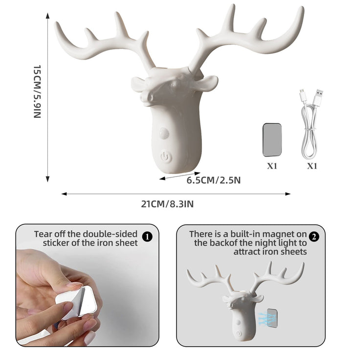 Magnetic Antler Night Light