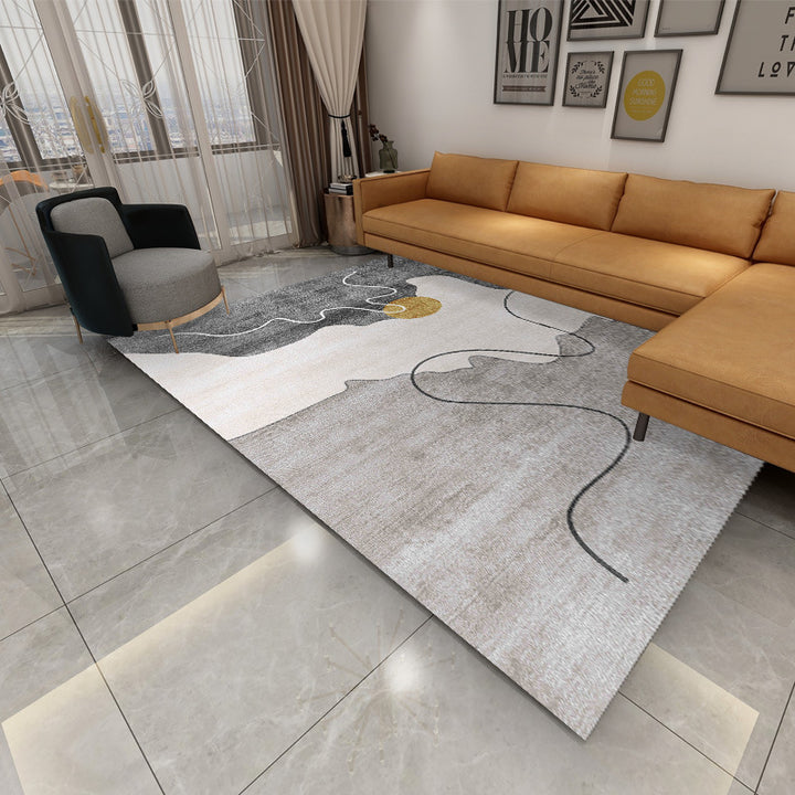 Abstract Geometric Area Rug Bowlift