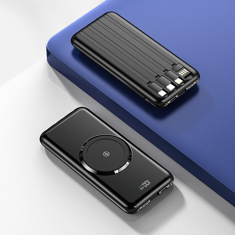 Portable power bank with fast charging function and LED display Bowlift