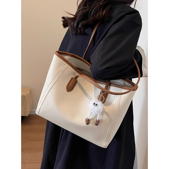 Classic Faux Leather Tote Bag Bowlift