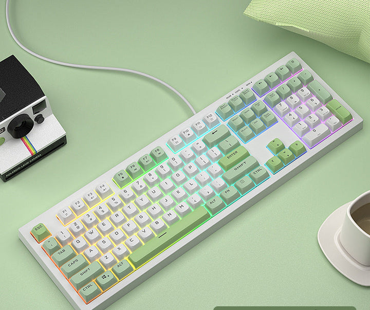 Wired Compact Mechanical Gaming Keyboard Bowlift