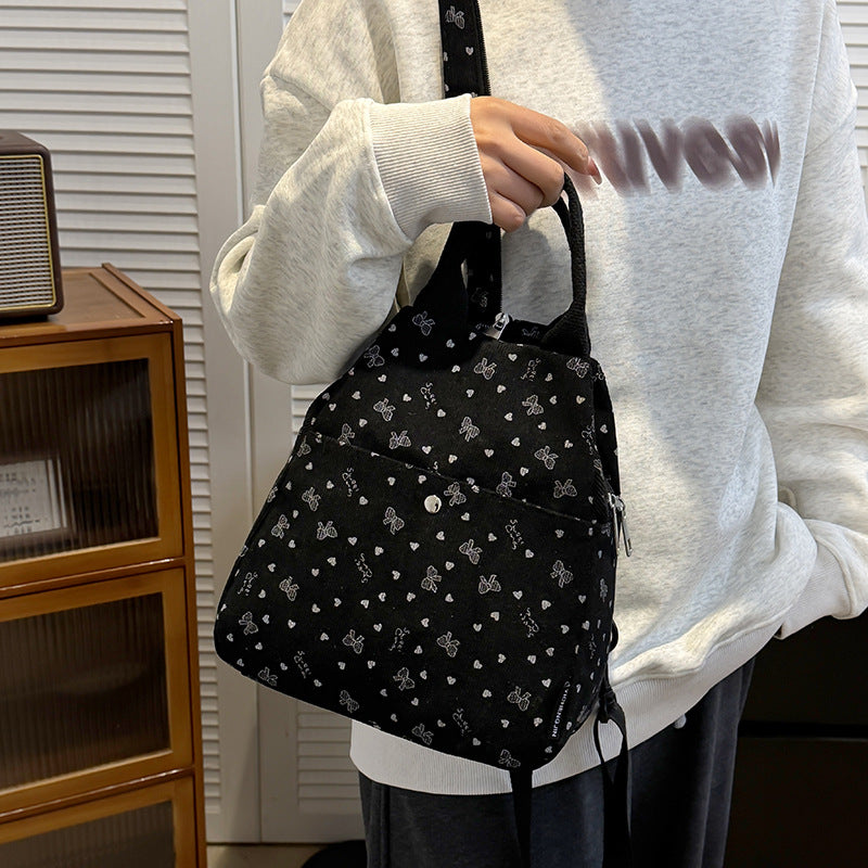Cord Backpack with Playful Designs Bowlift