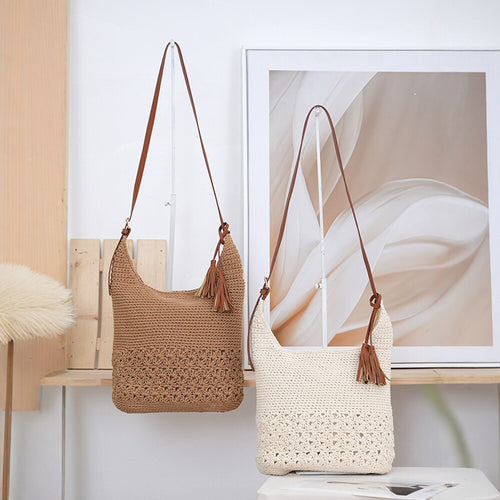 Handmade Crochet Shoulder Bag Bowlift