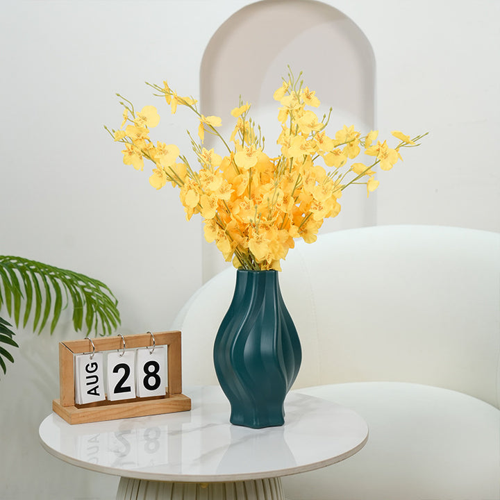 Elegant Curved Decorative Flower Vase Bowlift