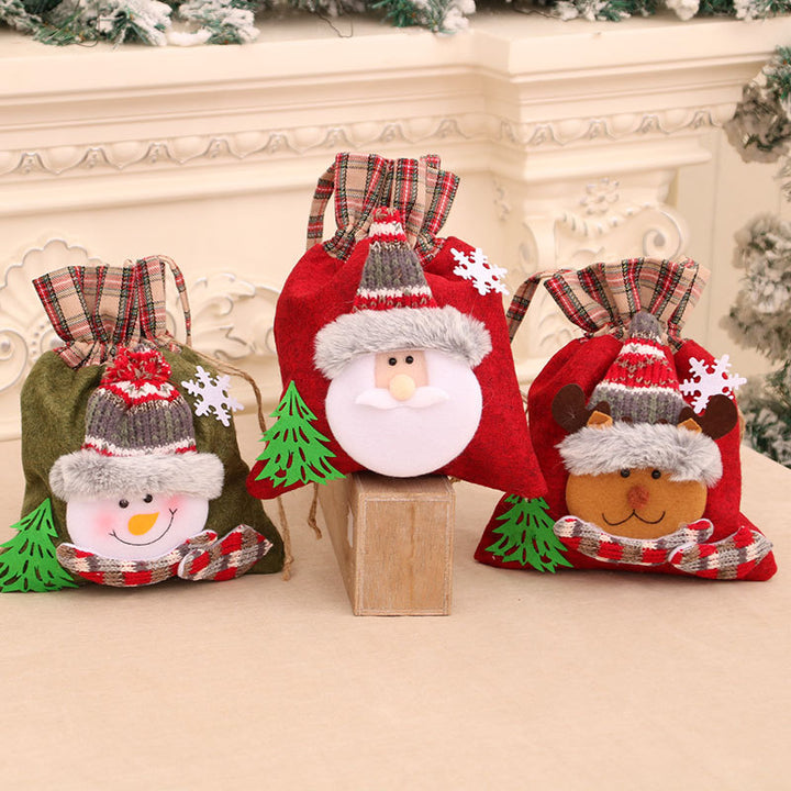 Festive Santa-Themed Gift Tote Bowlift