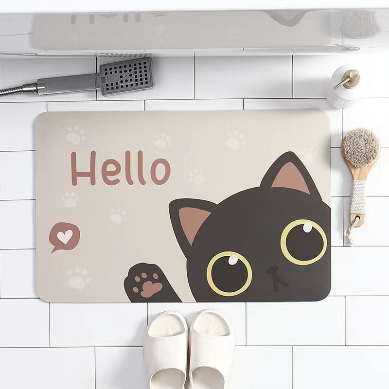 Abstract Landscape Bath Mat Bowlift
