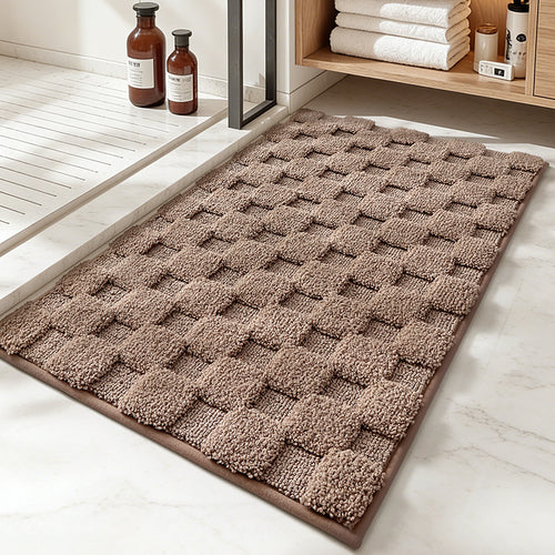 Textured Memory Foam Bath Mat Bowlift