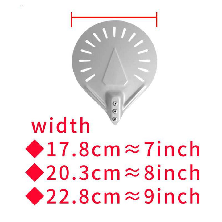 perforated aluminum pizza peel with ergonomic non-slip handle Bowlift