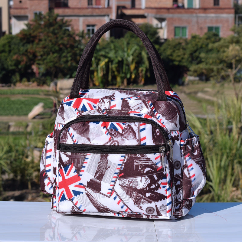 Cute Cat Print Handbag Bowlift