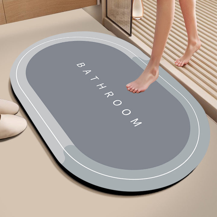 Elegant Floral Bathroom Mat Bowlift