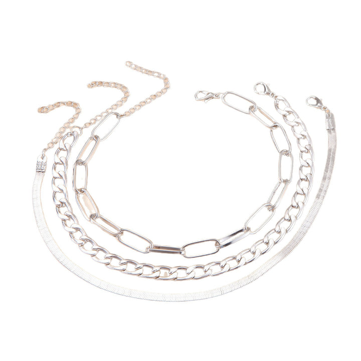 Twisted Silver Chain Bracelet Bowlift