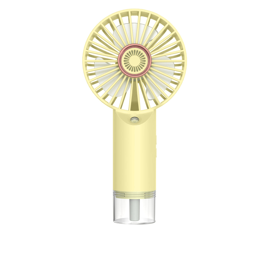 Ladies Portable Mini Fan with Water Mist Sprayer Bowlift