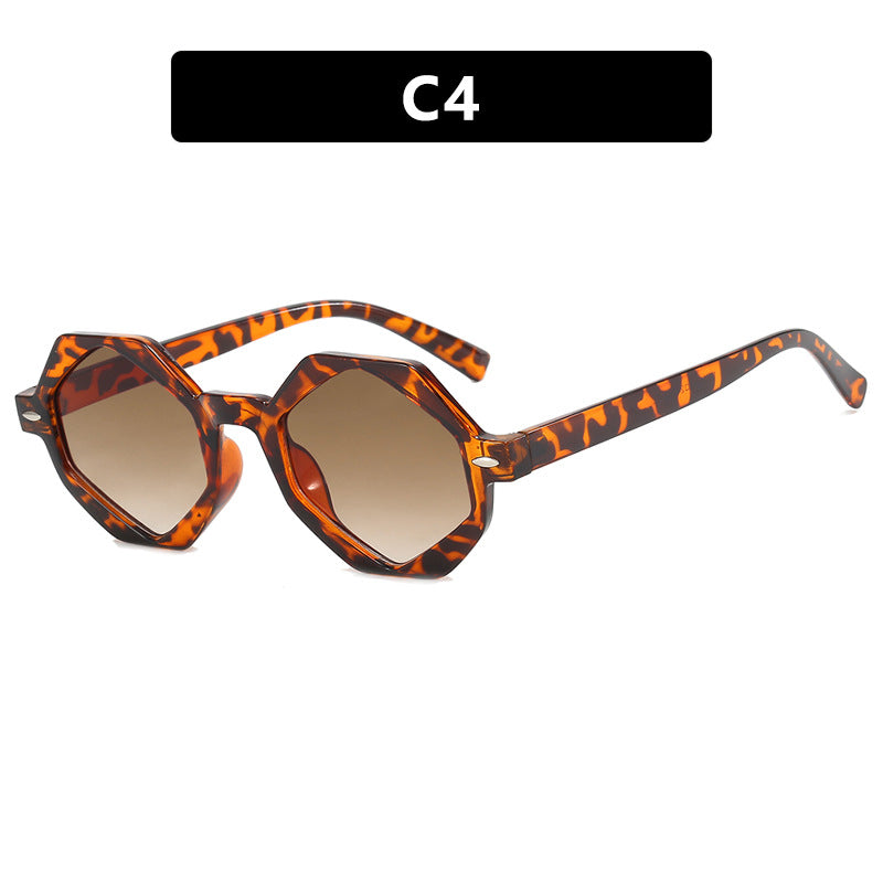 Ladies trendy sunglasses in modern octagonal design Bowlift