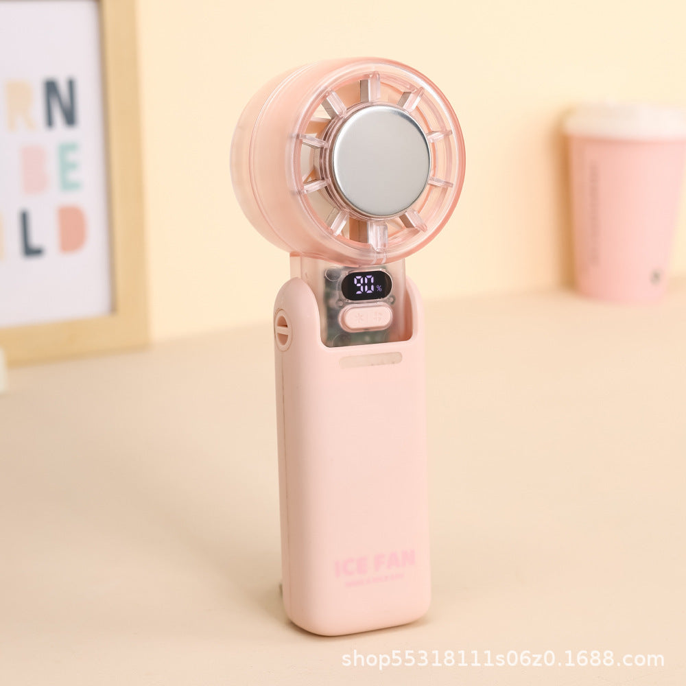 Rechargeable Ice Cooling Handheld Fan Bowlift
