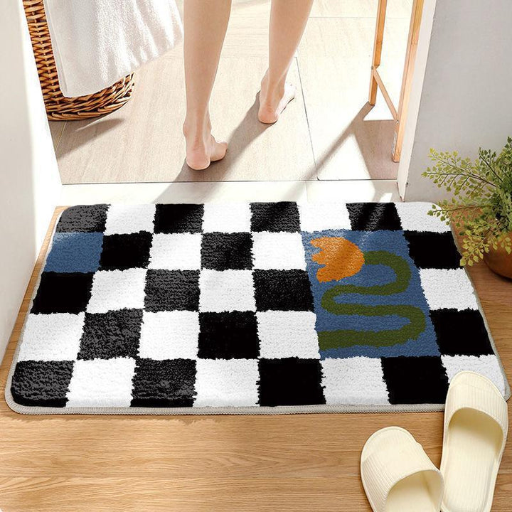 Playful Penguin-Themed Bath Mat Bowlift