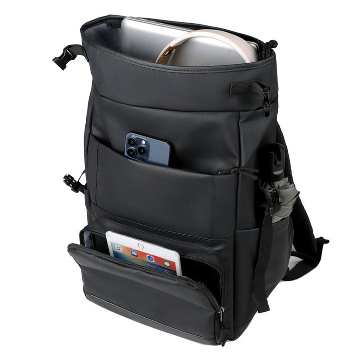 Roll-Top Waterproof Urban Backpack Bowlift