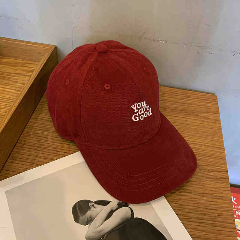 Men's Casual Distressed Message Baseball Cap Bowlift