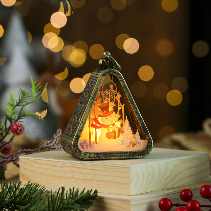 LED Christmas Decorative Lantern Bowlift