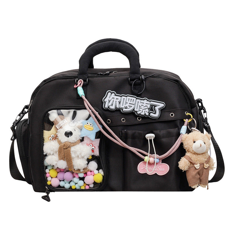 Stylish Multi-Compartment Functional Tote