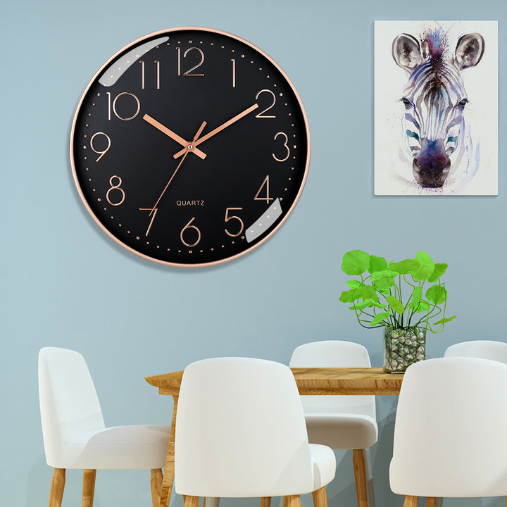 Minimalist Modern Silent Quartz Wall Clock Bowlift