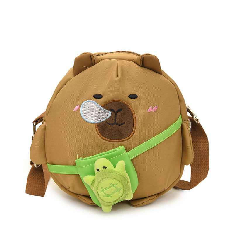 Plush Shoulder Bag in Animal Design Bowlift