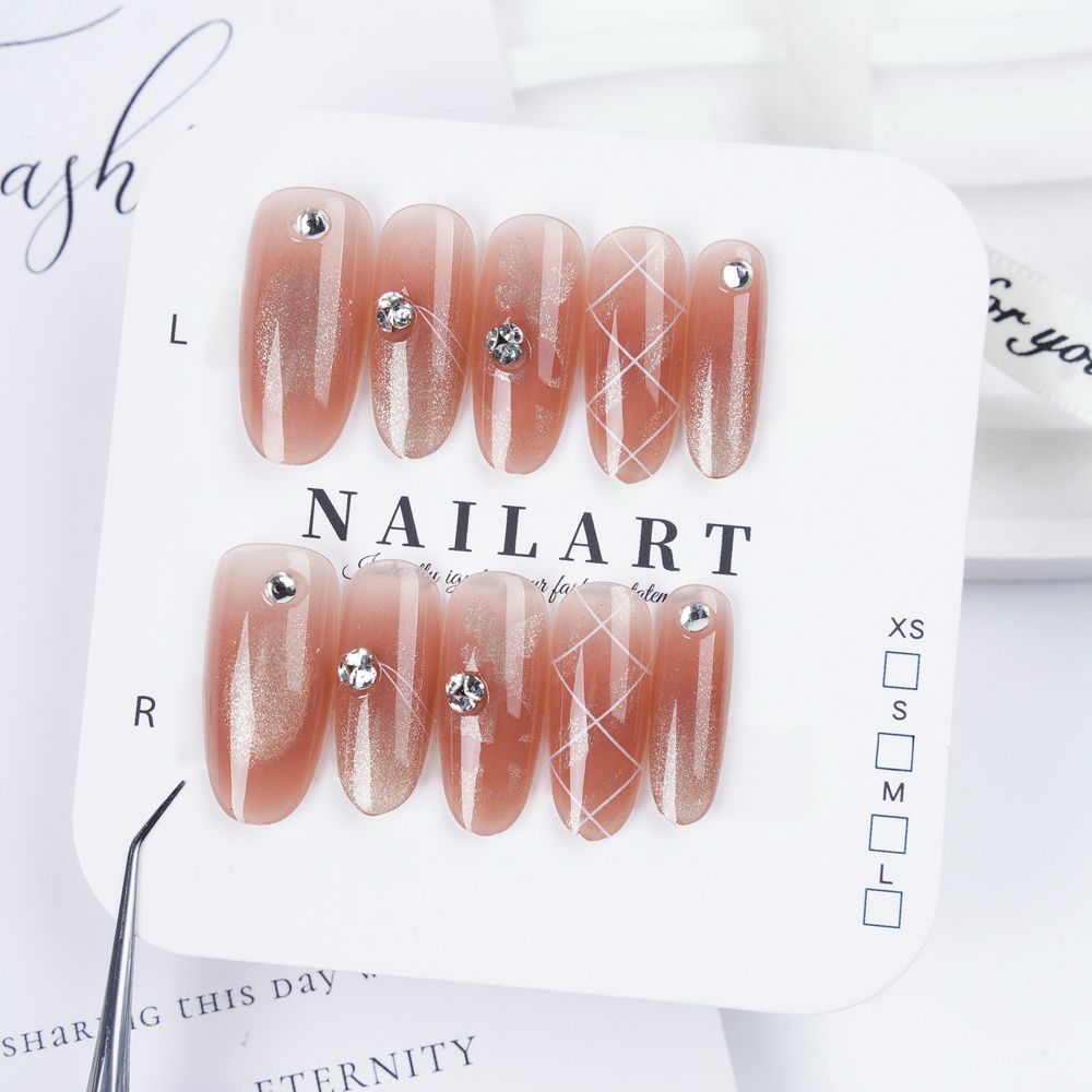 Decorative Stiletto Press-On Nail Set
