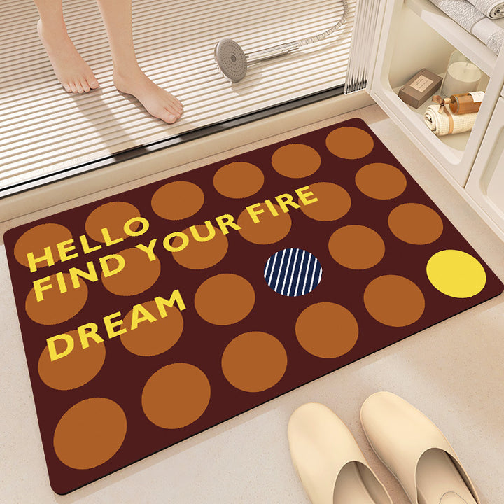Luxurious Bathroom Floor Mat Bowlift