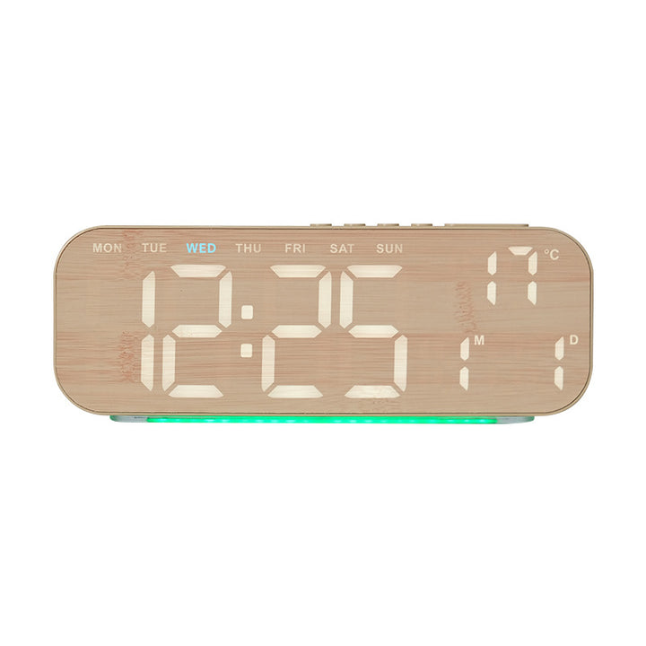 Digital alarm clock with temperature display and hygrometer Bowlift