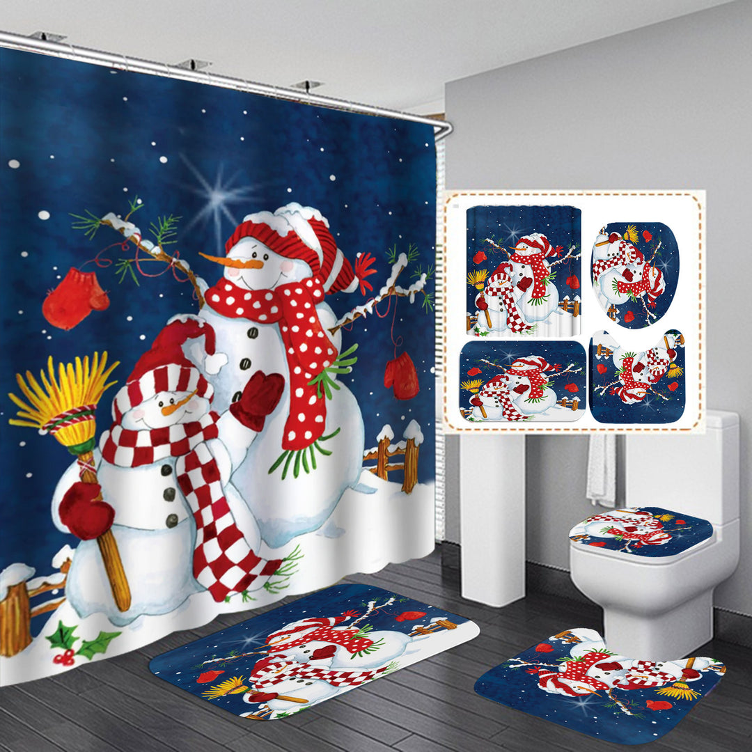 Holiday-Themed Bathroom Set Bowlift