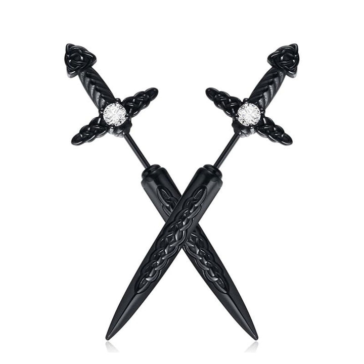 Gothic Sword-Shaped Earrings Bowlift