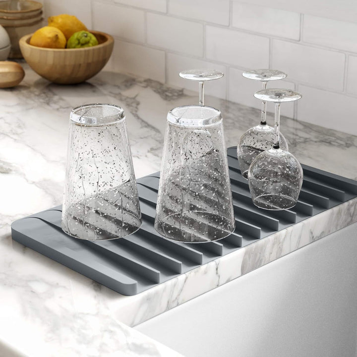 Multi-Functional Silicone Dish Drying Mat Bowlift