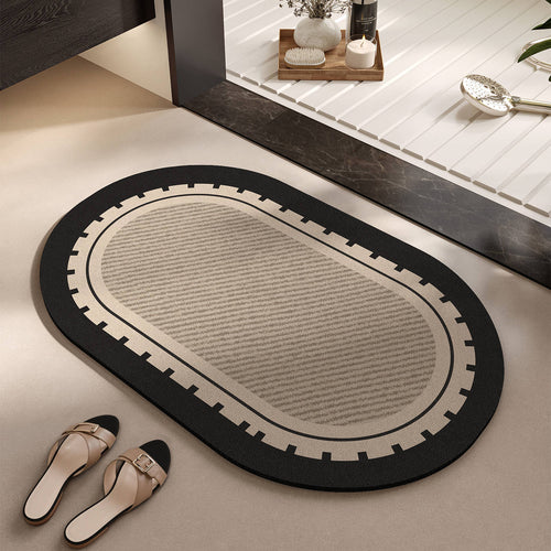Elegant Woven Bath Mat Bowlift