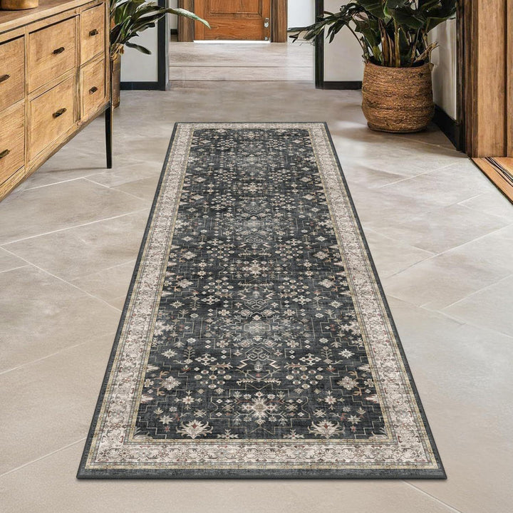 Vintage Floral Runner Carpet Bowlift