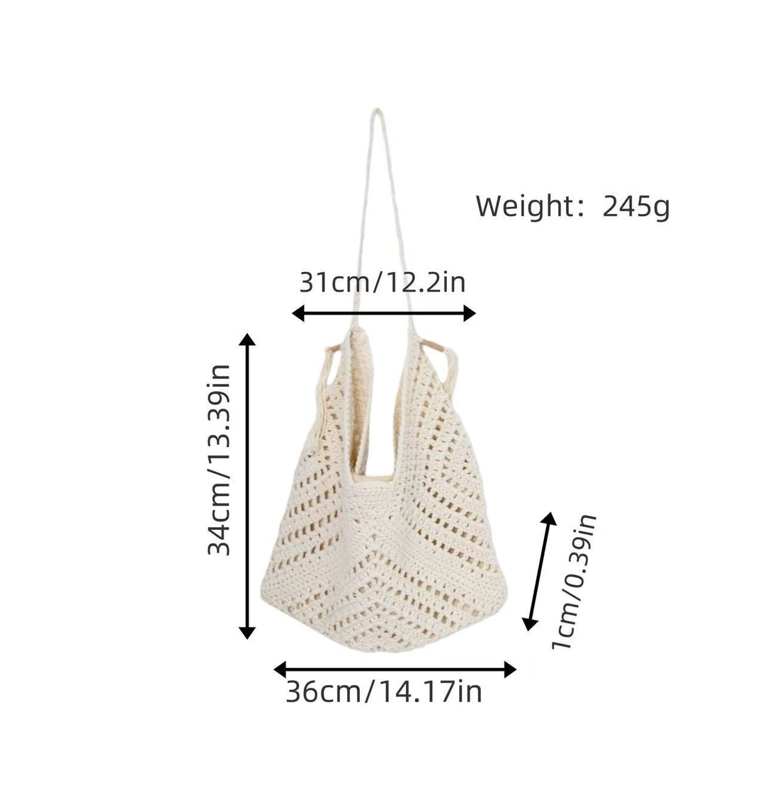 Handcrafted net tote bag Bowlift