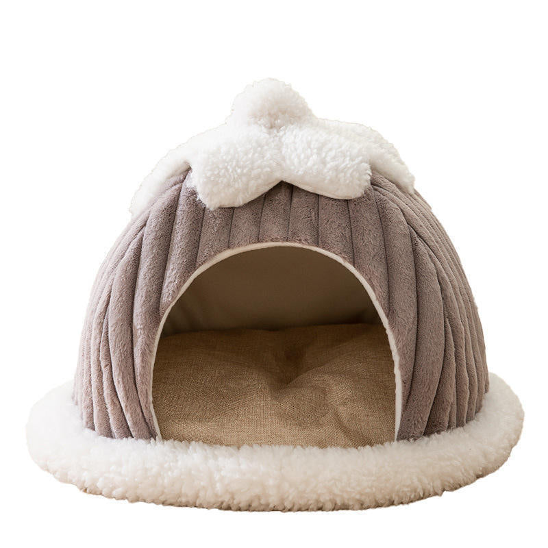 Cozy Plush Dog Bed