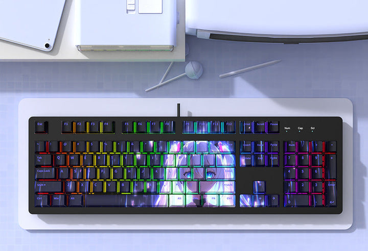 Artistic Themed Mechanical Keyboard Bowlift