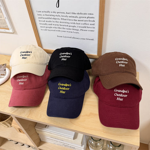 Men's Embroidered Outdoor Cap Bowlift