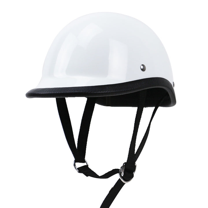 Classic Cruiser Motorcycle Safety Helmet Bowlift
